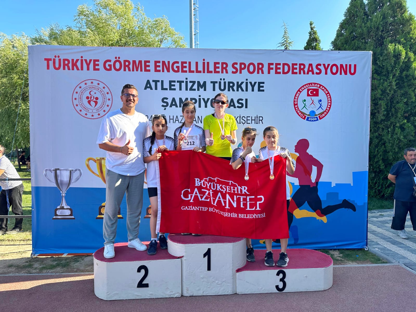 Görme Engelliler Türkiye Şampiyonası’nda Gaziantep Rüzgârı!