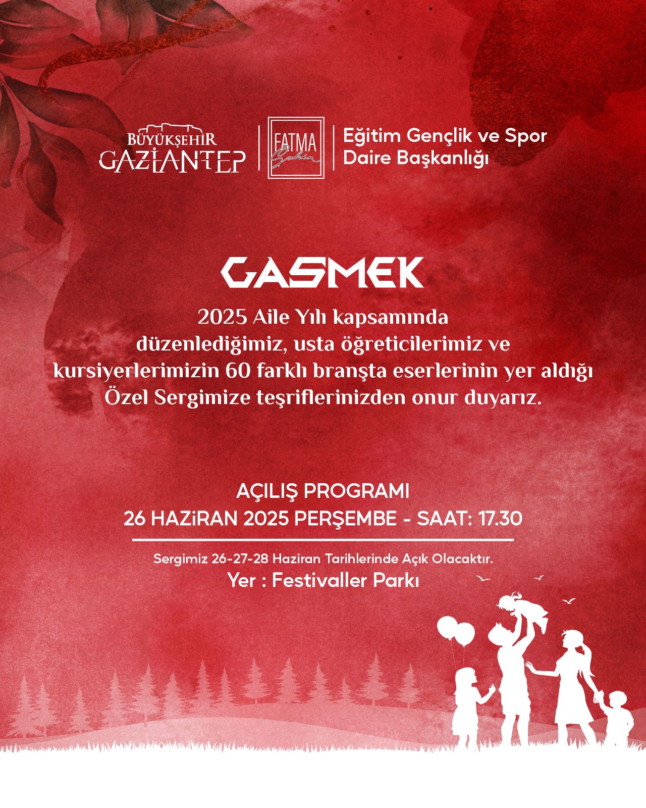 GASMEK Özel Sergisi ve Etkinlikleri Festivaller Parkı’nda Sizleri Bekliyor!
