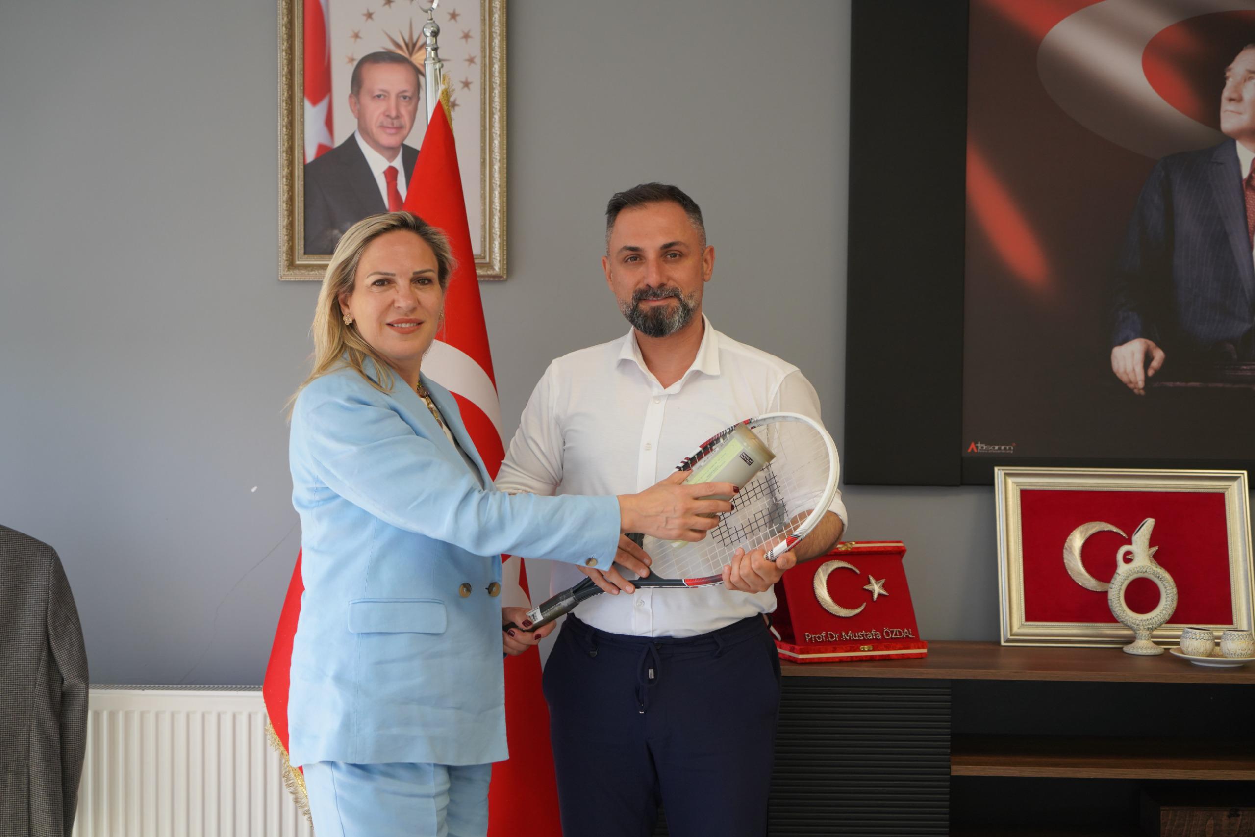 Türkiye Tenis Federasyonu Başkanı’ndan Ziyaret